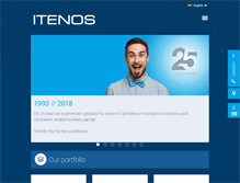 Tablet Screenshot of itenos.de